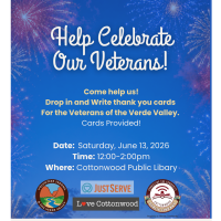 Sign Thank You Cards for Verde Valley Veterans!