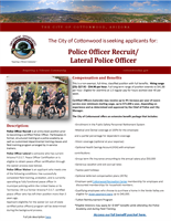 City of Cottonwood Human Resources Office