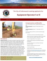Equipment Operator I or II