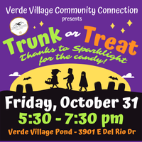 Verde Village Trunk or Treat Oct 31