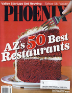 Chosen as one of Arizona's best restaurants! 