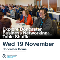 Explore Doncaster Business Networking: Table Shuffle