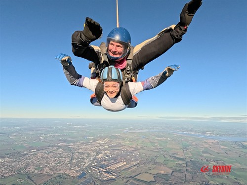 Sky dive Rebecca 