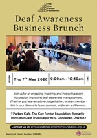 Business brunch to focus on improving Deaf awareness in the workplace