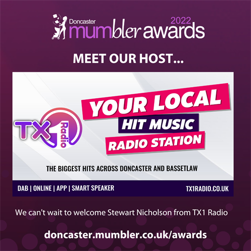 TX1 host the Doncaster Mumbler Awards 2022