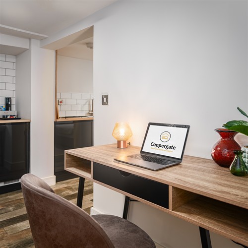 Coppergate Mews work space in 2 bedroomed apartments Doncaster