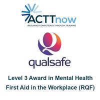 Qualsafe Level 3 Award in Mental Health First Aid in the Workplace (RQF)