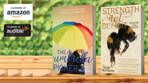 Authored books 'The Umbrella Picker' & 'Strength not Deficit'