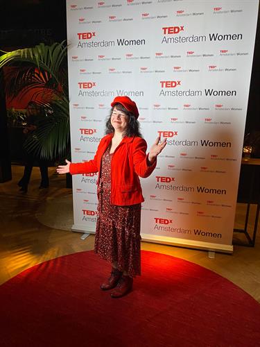 Kate performs a Spoken Word Finale at TEDx Amsterdam Women 
