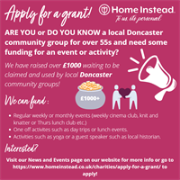 Home Instead Offers Grant to Doncaster Community Groups