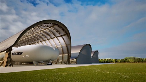 Proposed Airlander production hangars