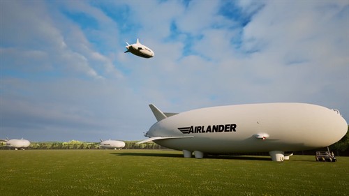 Airlander at Carcroft Common, Doncaster