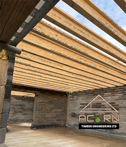 I-Joists in situ