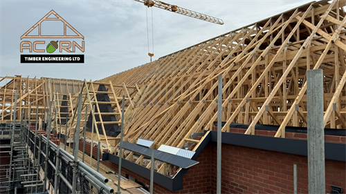 RG Carter - Trusses in situ