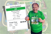 From Tigers to Triumph: Joanne Completes the Run for Wildlife Autumn 5K