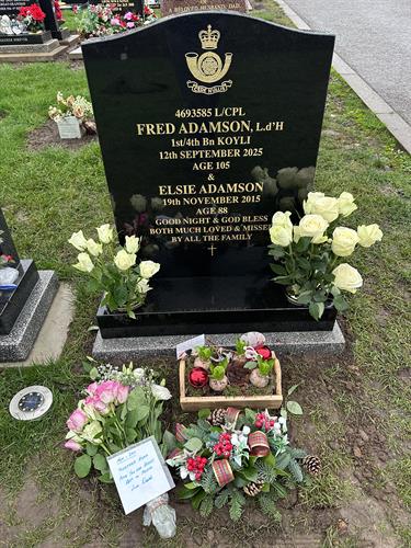 Fred Adamson - DDay veteran - work completed by the VCT