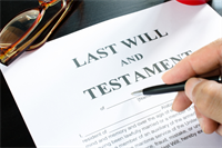 What happens when you die without a will?