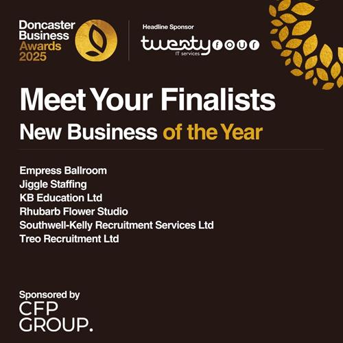 Delighted to be finalists for the New Business of the Year 2025