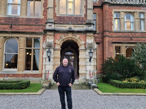 David Carroll at Rossington Hall preparing Hypnotherapy Practitioner Training Course 