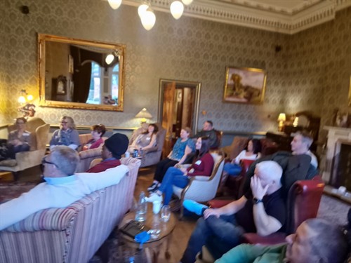 Students learning on David Carroll's Hypnotherapy Practitioner Training Course 