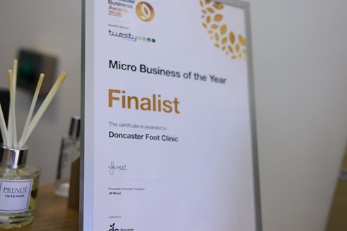 Proud to be nominated Micro Business Finalist in 2025 and 2026!