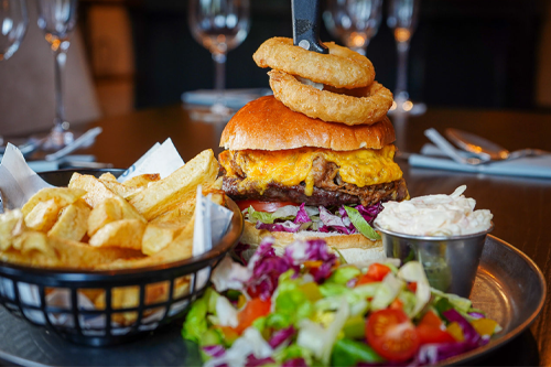 Stacked high and built for serious appetites.