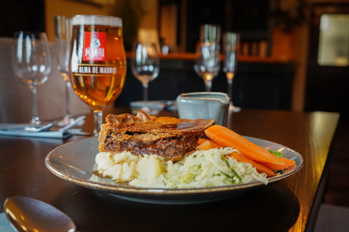 Classic pie and mash done right.