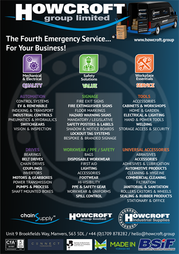 Howcroft Group - Core Product Ranges The Howcroft Group catalogue boasts an extensive array of products meticulously curated to meet the demands of various sectors. Whether you're seeking precision bearings for machinery, durable belts for industrial use, electrical components for projects, or safety gear to safeguard your workforce, we have you covered. 