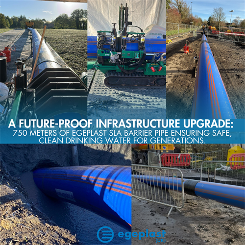 Capturing on site welding with our SLA Barrier Pipe. 