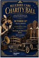 Bluebird Care Charity Ball at The Earl of Doncaster