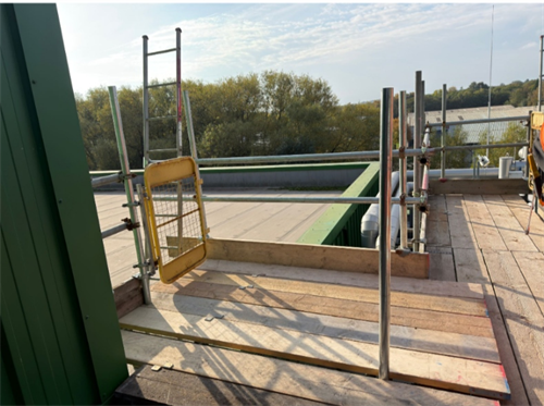 Providing safe roof access