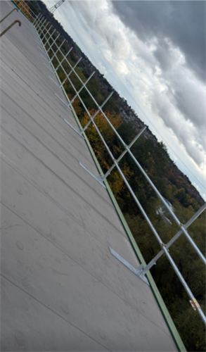 240m of roof edge protection