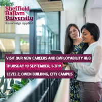 Sheffield Hallam University Launch New Careers and Employability Hub 