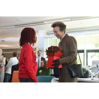 Edlington Victoria Academy Pupil meets HRH Princess Anne following Competition Win 