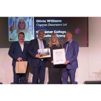 Olivia flies the flag for Doncaster at national awards ceremony