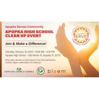 Apopka Serves Apopka High School Clean Up Event