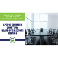 Apopka Chamber Quarterly Board of Directors Meeting