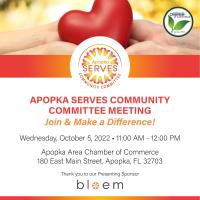 Apopka Serves Meeting - Sponsored By Bloem