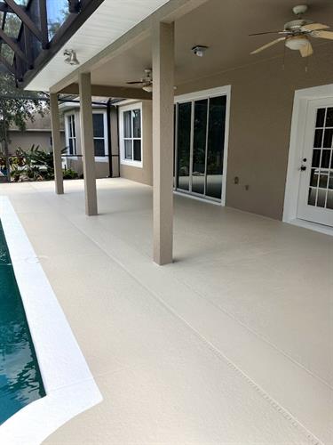 Pool & Concrete Deck Stain