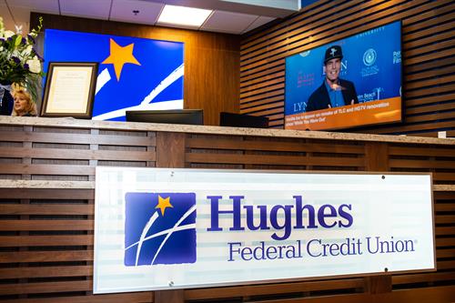 Hughes branch welcome desk