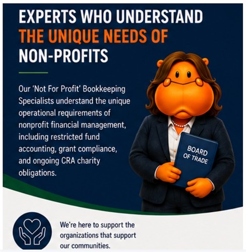 Specialists in Bookkeeping for Not-For-Profit Organizations