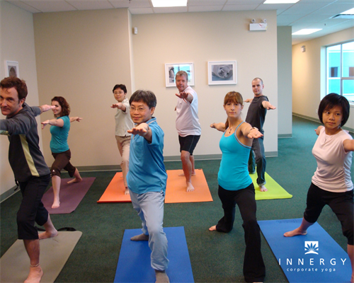 Corporate Yoga is a great team activity!
