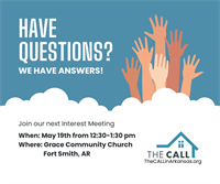 The CALL: May 19th Foster Care/Adoption Interest Meeting