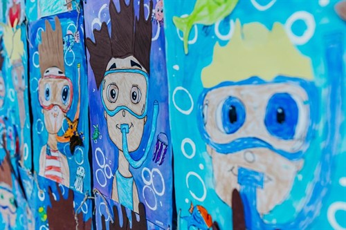 As part of VBSD's vibrant arts curriculum, all K-5 students have the opportunity to showcase creations in the annual Elementary Art Show.