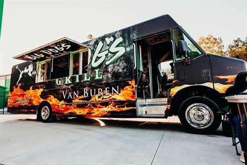 Big Dog's Grill serves up delicious & nutritious food truck fare at schools, Pointer games, local events, & the free summer meals program.