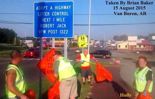 Adopt a Highway Clean Up