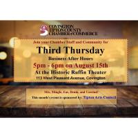 Third Thursday sponsored by Tipton Arts Council