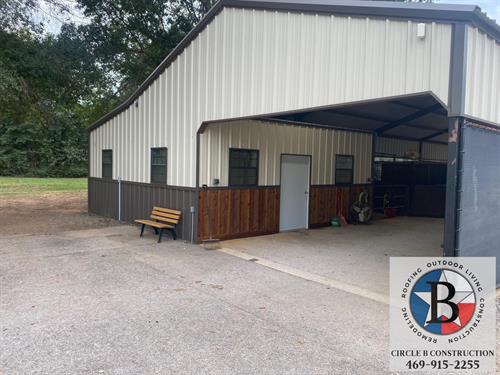 Converted Stall to Fully Functioning Examination Room - Athens, TX 