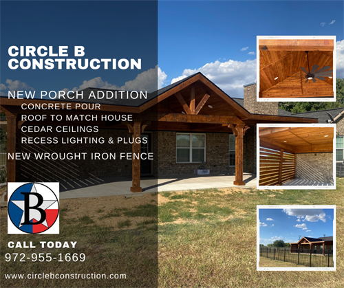 Porch Addition Terrell, TX 