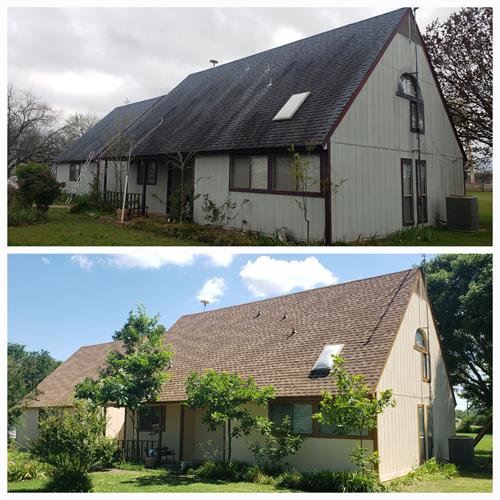Total Transformation ,exterior painting and new roof system